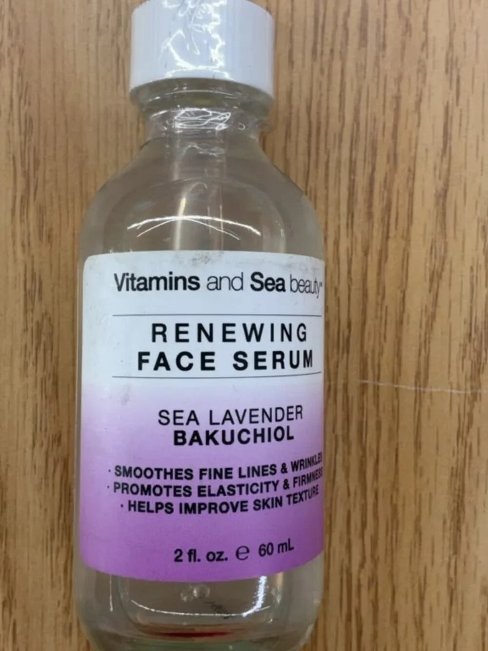 Vitamins and Sea Beauty Renewing Face Serum Sea Lavender Bakuchiol 2 oz